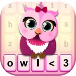 Logo of Cute Owl Keyboard Theme android Application 